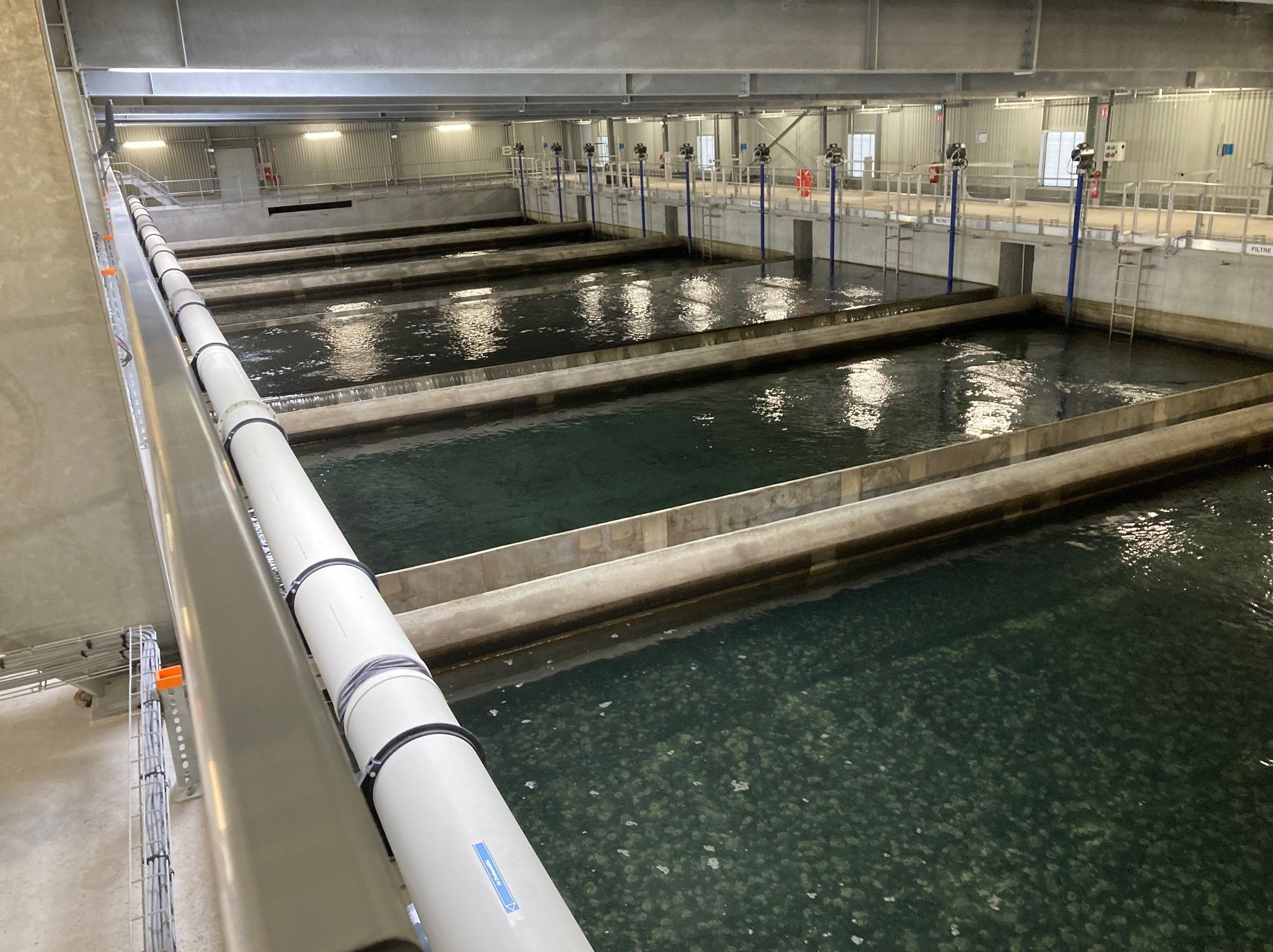 Réception de la phase 2 de l'usine d'eau potable de La Roche à Nantes