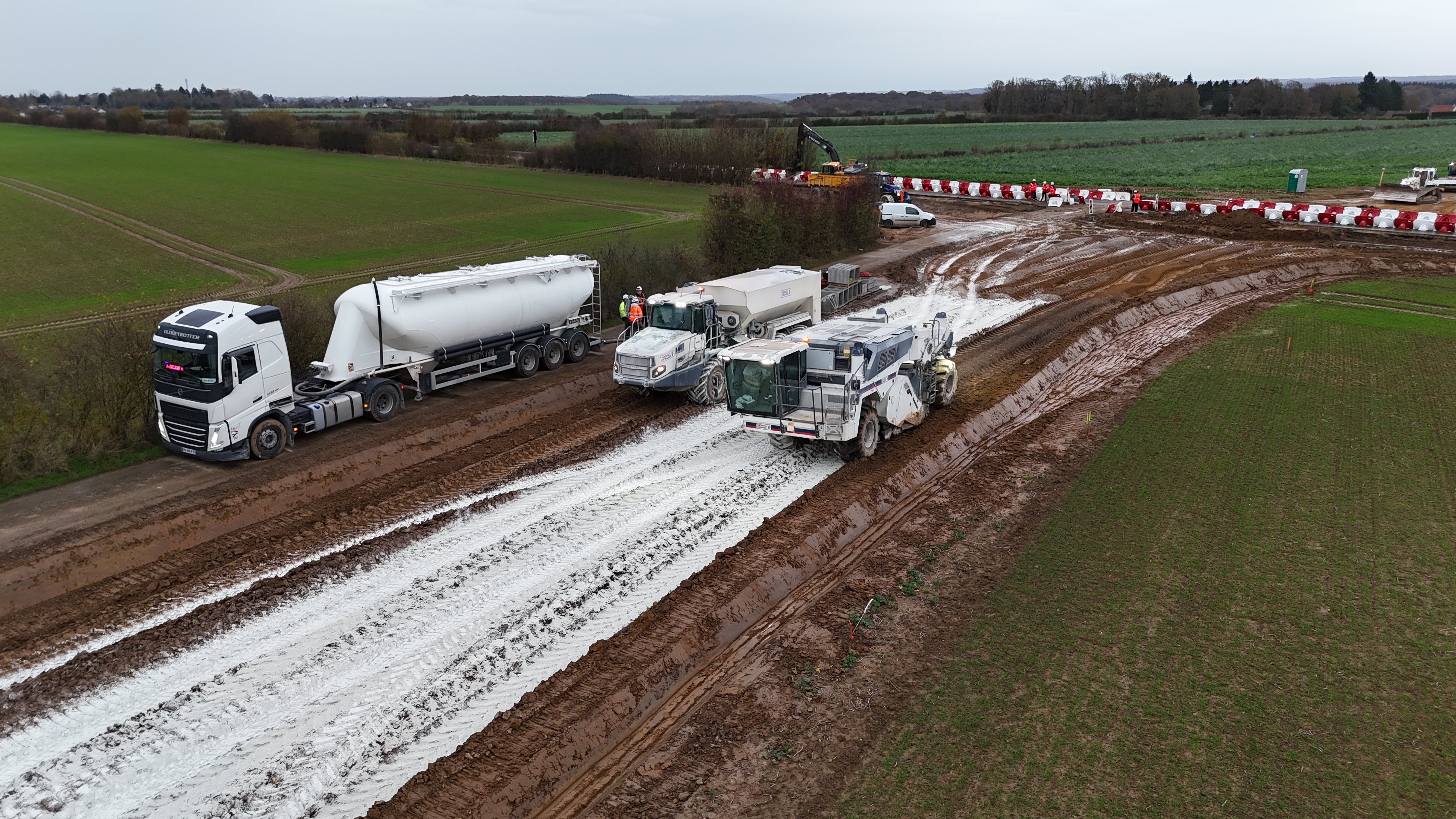 Travaux de dévoiement de la RD1 et création d’un giratoire à Val d’Orger