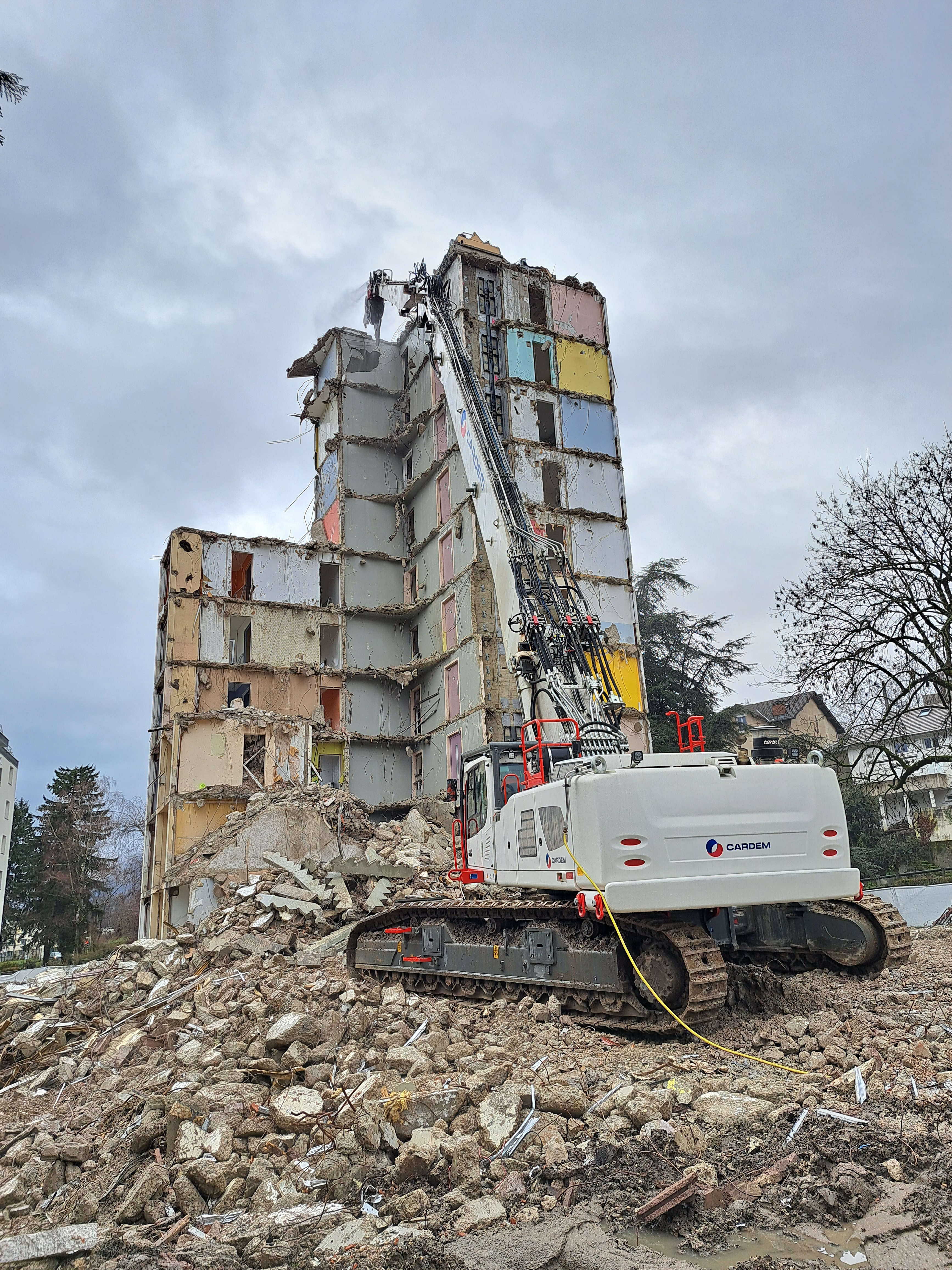 Déconstruction des tours Baltiss à Voiron