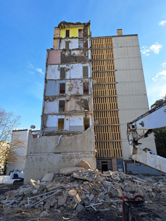 Déconstruction des tours Baltiss à Voiron