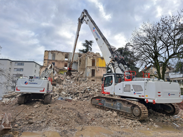 Déconstruction des tours Baltiss à Voiron