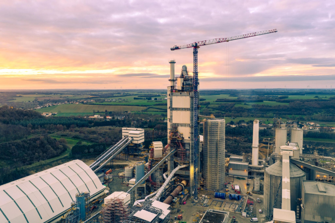 Travaux de renforcement du silo 3K1 à la cimenterie d’Airvault (79)
