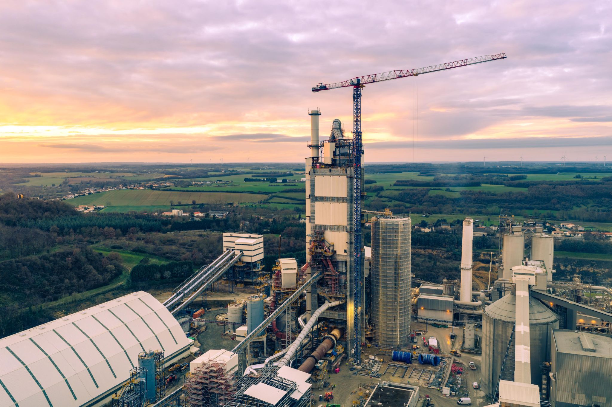 Travaux de renforcement du silo 3K1 à la cimenterie d’Airvault (79)