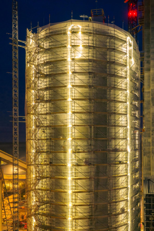 Travaux de renforcement du silo 3K1 à la cimenterie d’Airvault (79)