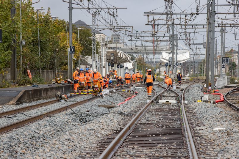 Renouvellement des appareils de voie en gare de Châtellerault - Marché RAVI (86)