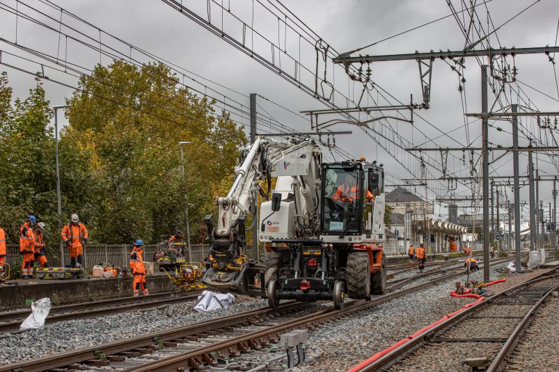 Renouvellement des appareils de voie en gare de Châtellerault - Marché RAVI (86)
