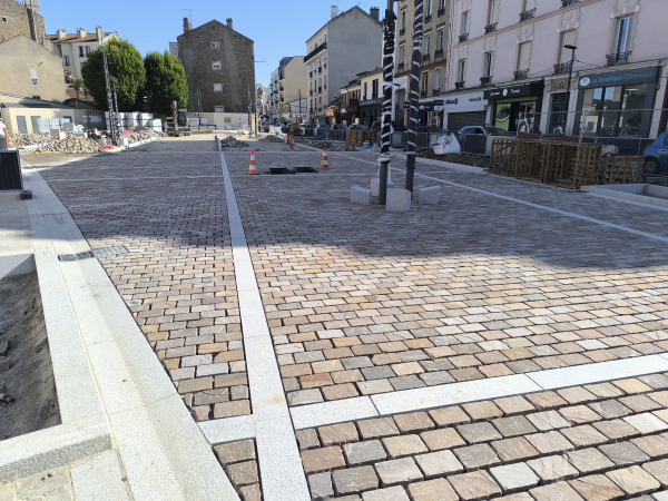 Réaménagement de la place Outrebon à Villemomble
