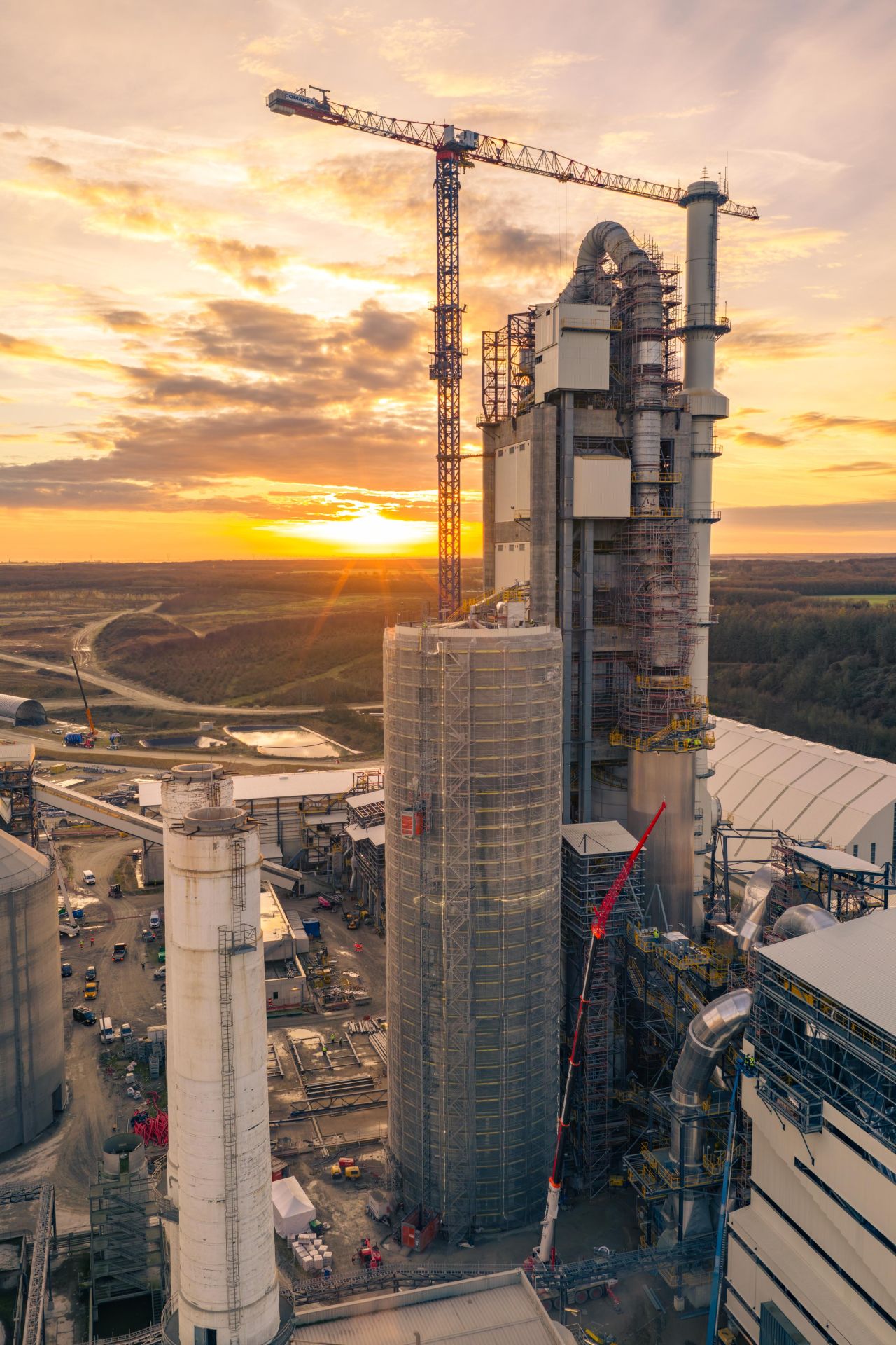 Travaux de renforcement du silo 3K1 à la cimenterie d’Airvault (79)
