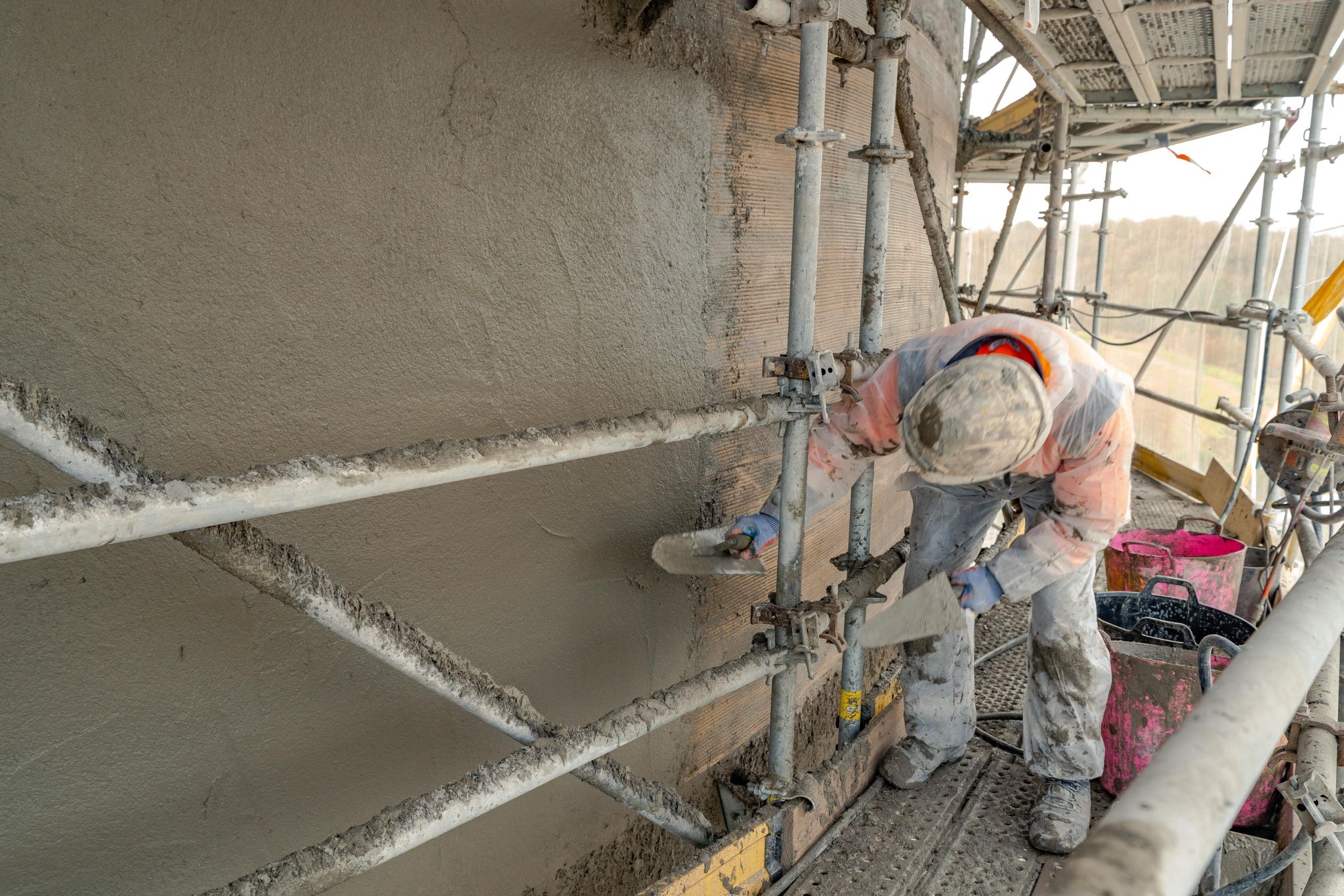 Travaux de renforcement du silo 3K1 à la cimenterie d’Airvault (79)