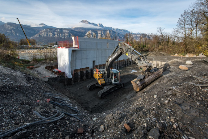 Construction d’un nouveau pont sur l’Isère entre Brignoud et Crolles (38)