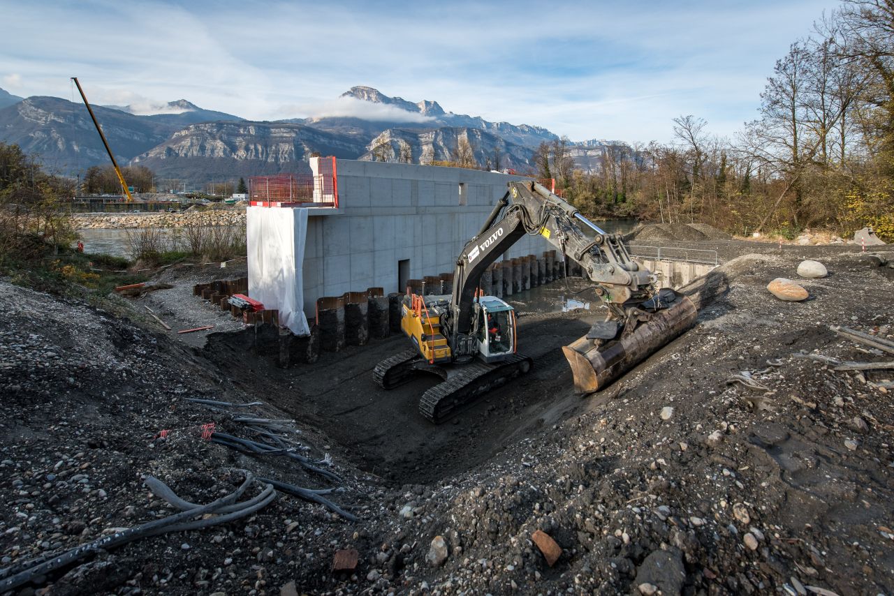 Construction d’un nouveau pont sur l’Isère entre Brignoud et Crolles (38)