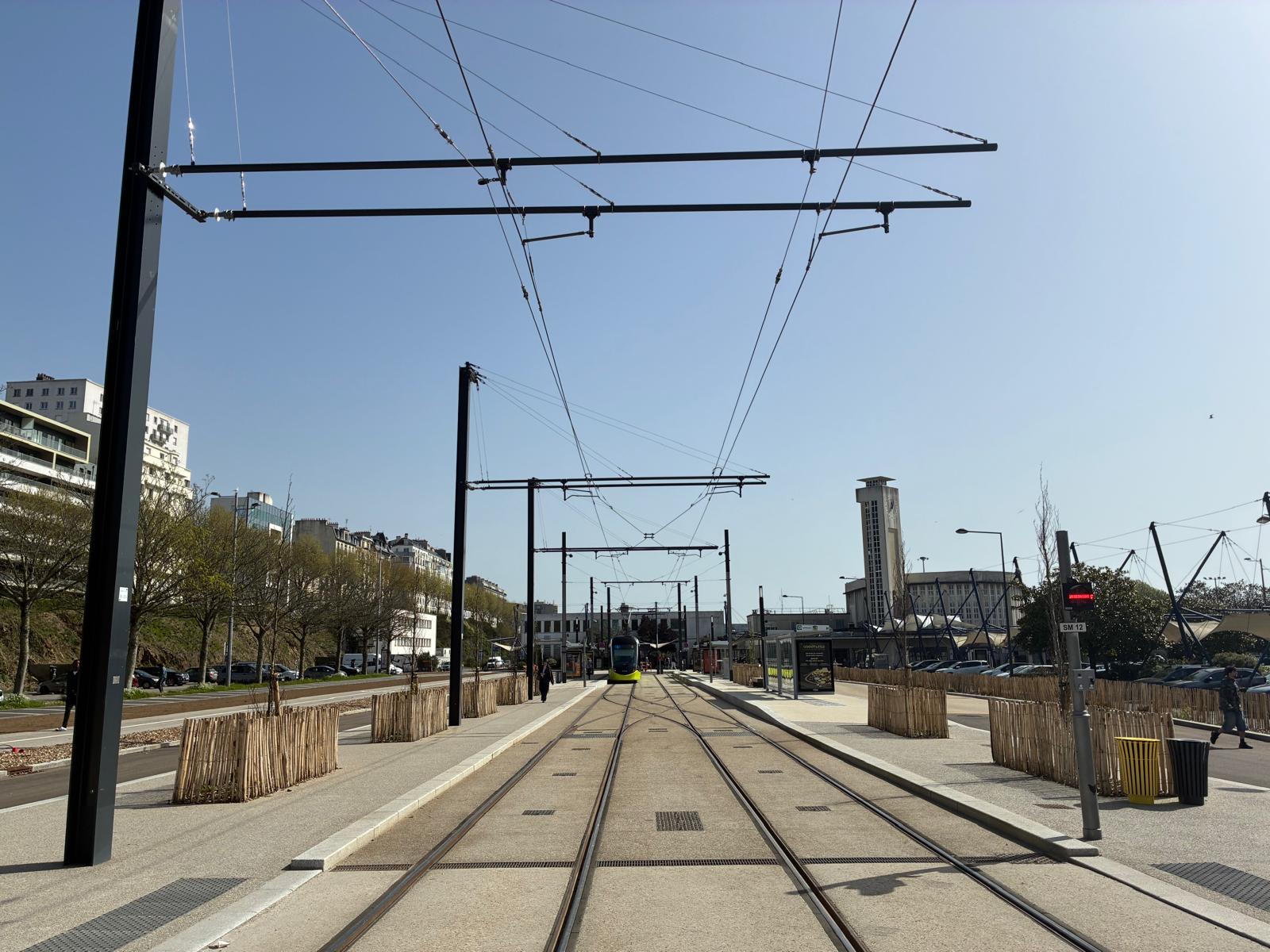 Mise en service de la ligne B du tramway à Brest (29)