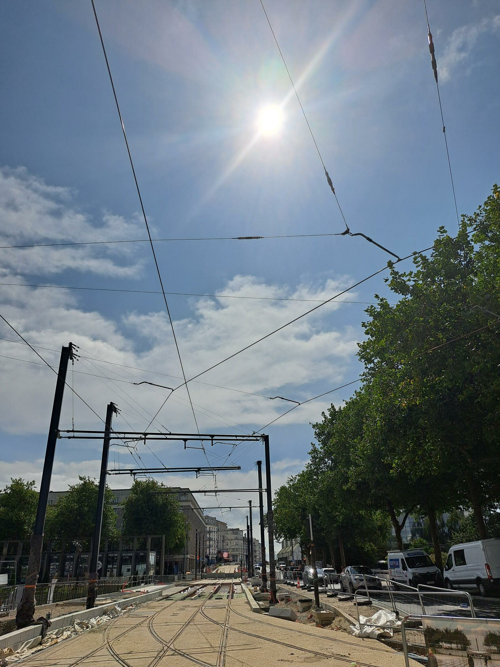 Mise en service de la ligne B du tramway à Brest (29)
