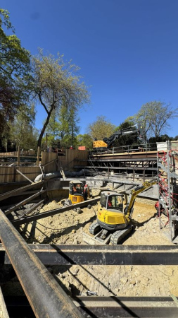Travaux de réaménagement de la station Cité Universitaire du RER B à Paris
