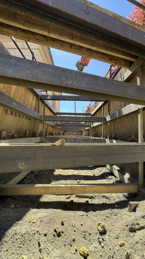 Travaux de réaménagement de la station Cité Universitaire du RER B à Paris