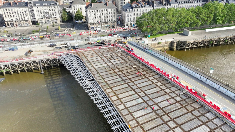 Construction d’un ouvrage de franchissement sur la Loire à Nantes