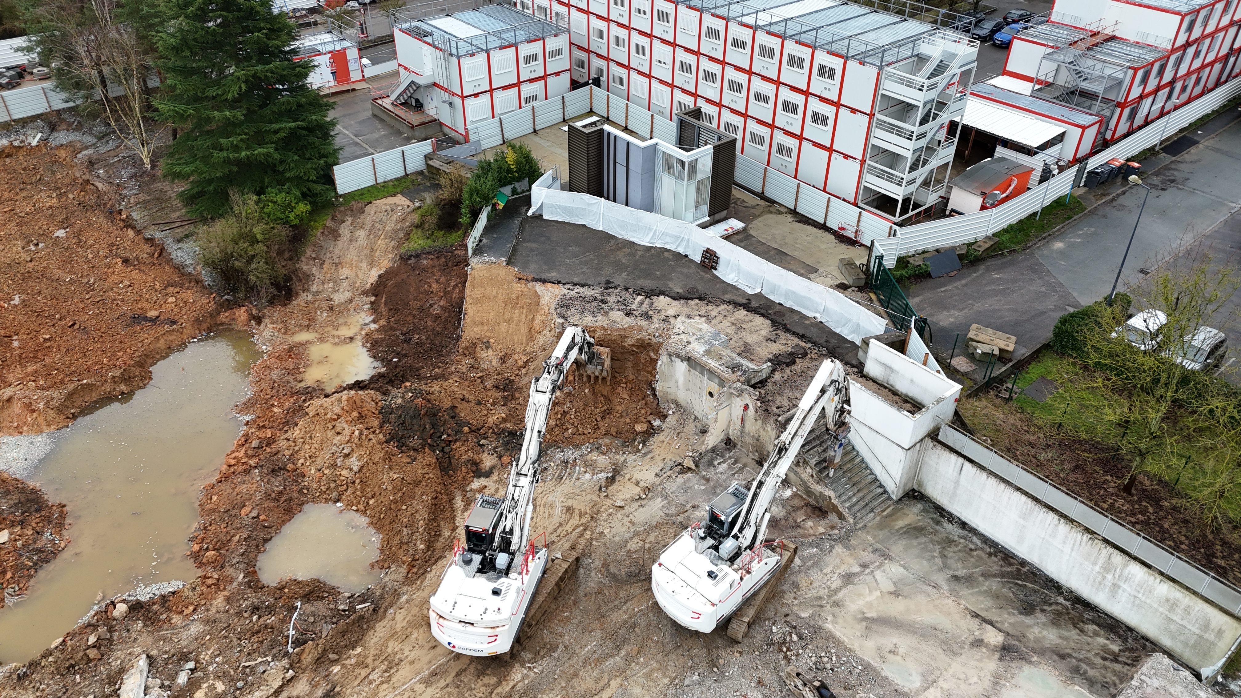Déconstruction de bureaux à Villebon-sur-Yvette (91) - CARDEM