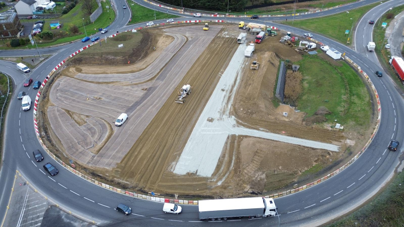 Réalisation du futur bus TZEN 2 reliant Melun à Lieusaint (77)