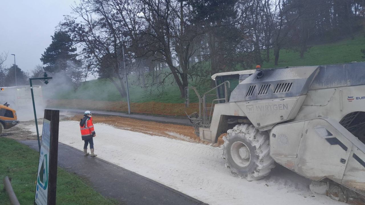 Rénovation de l'avenue de la République à Verrières-le-Buisson (91)