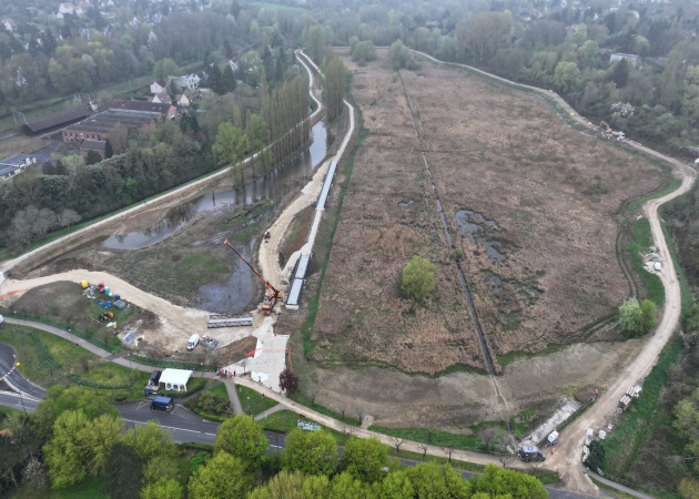 Restauration du bassin de Coupières à Gif‑sur‑Yvette