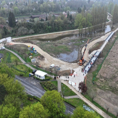 Restauration du bassin de Coupières à Gif‑sur‑Yvette