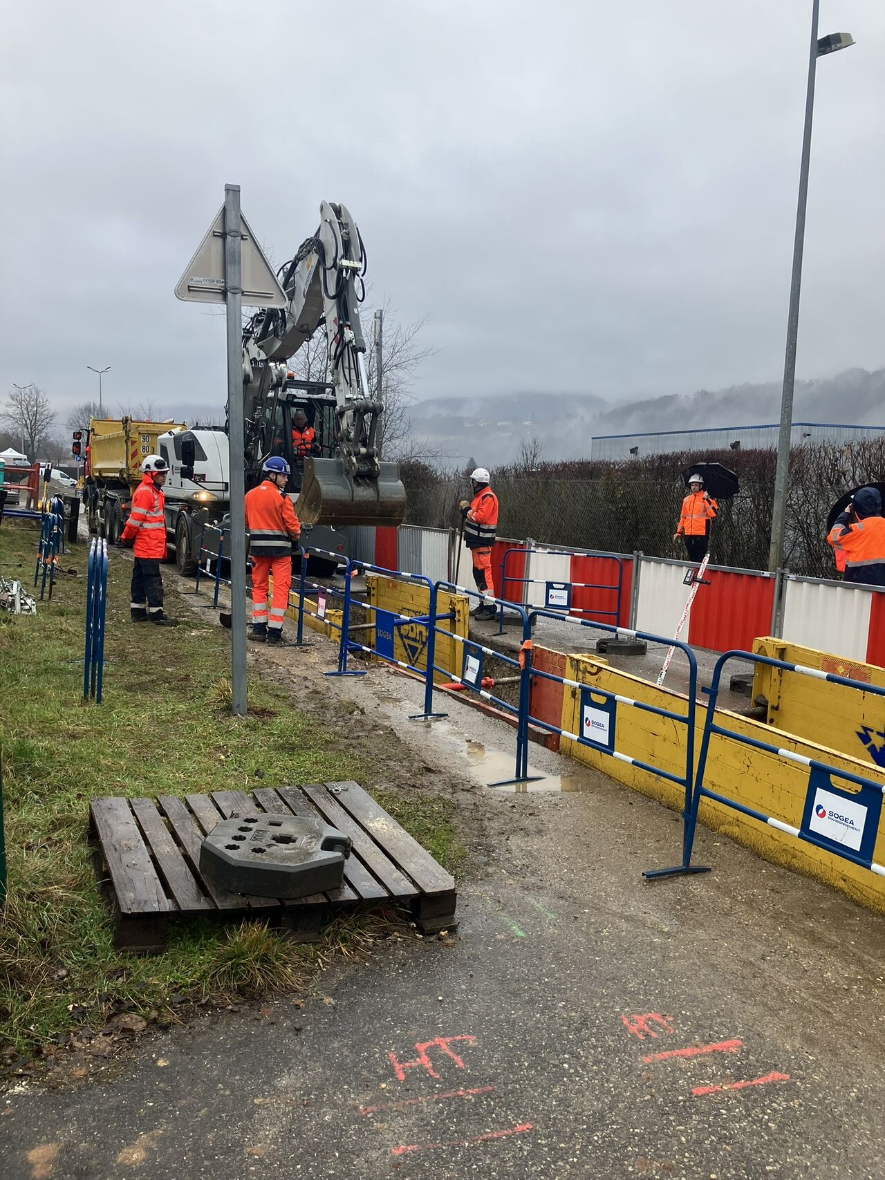 soudure réseau de chaleur urbain de Valserhone