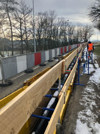 soudure réseau de chaleur urbain de Valserhone