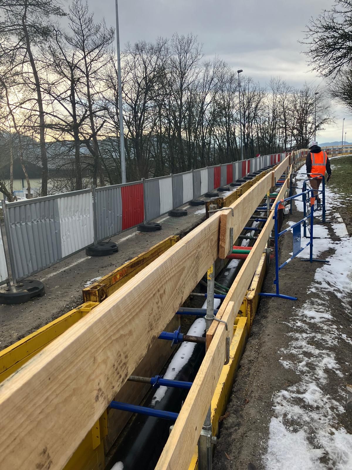 soudure réseau de chaleur urbain de Valserhone