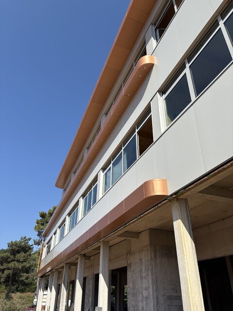 Avancement du chantier La Canopée à Valbonne
