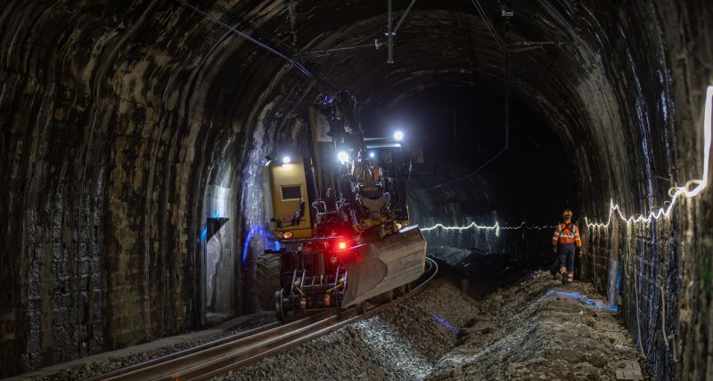 Modernisation du tunnel ferroviaire de Couzon à Rive-de-Gier