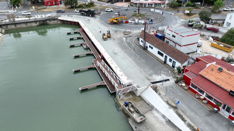 Réhabilitation du quai Raoul Coulon à Saint-Trojan-les-Bains