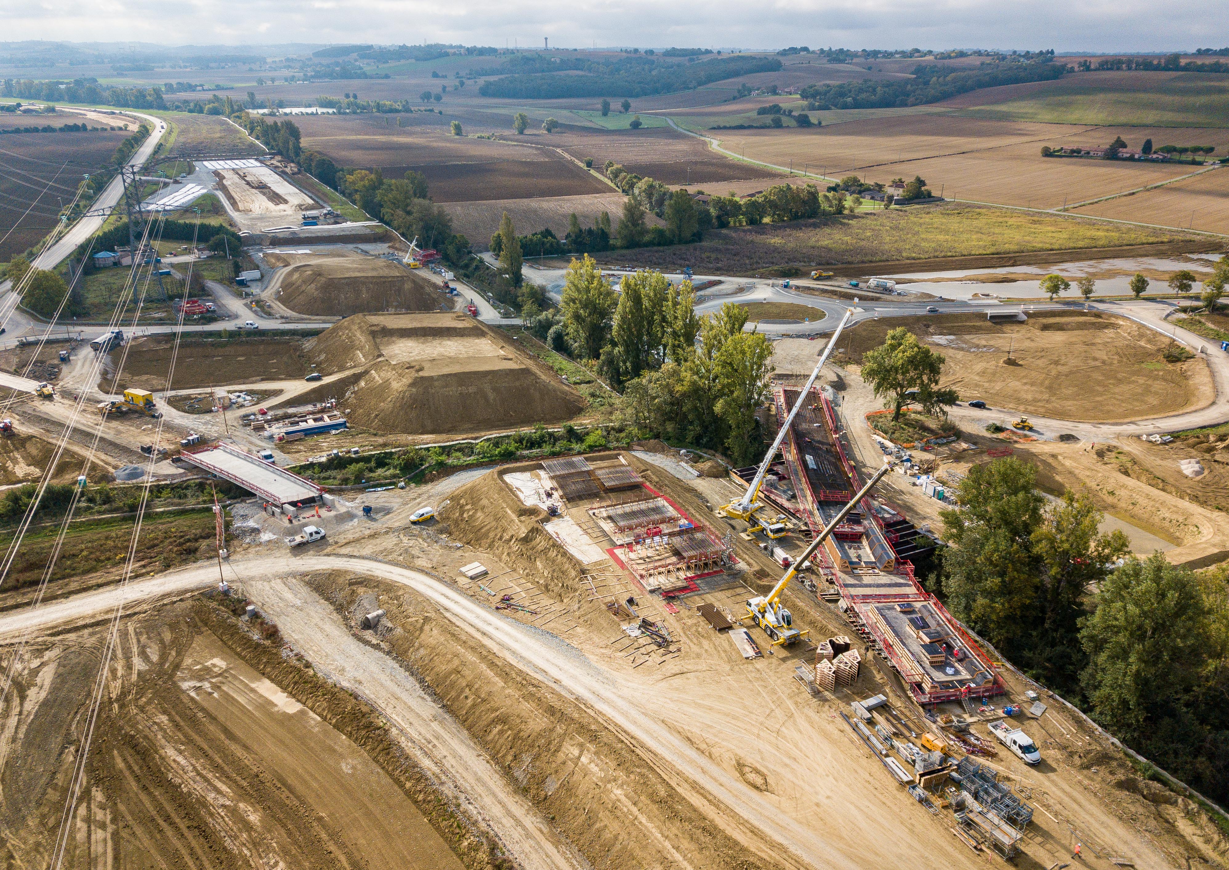 Aménagement de lA680 à Verfeil