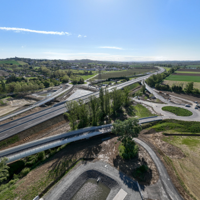 Aménagement de lA680 à Verfeil
