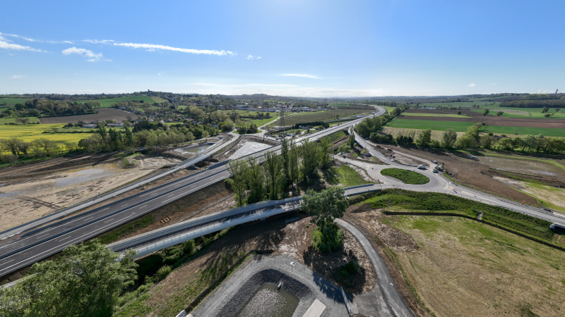 Aménagement de lA680 à Verfeil
