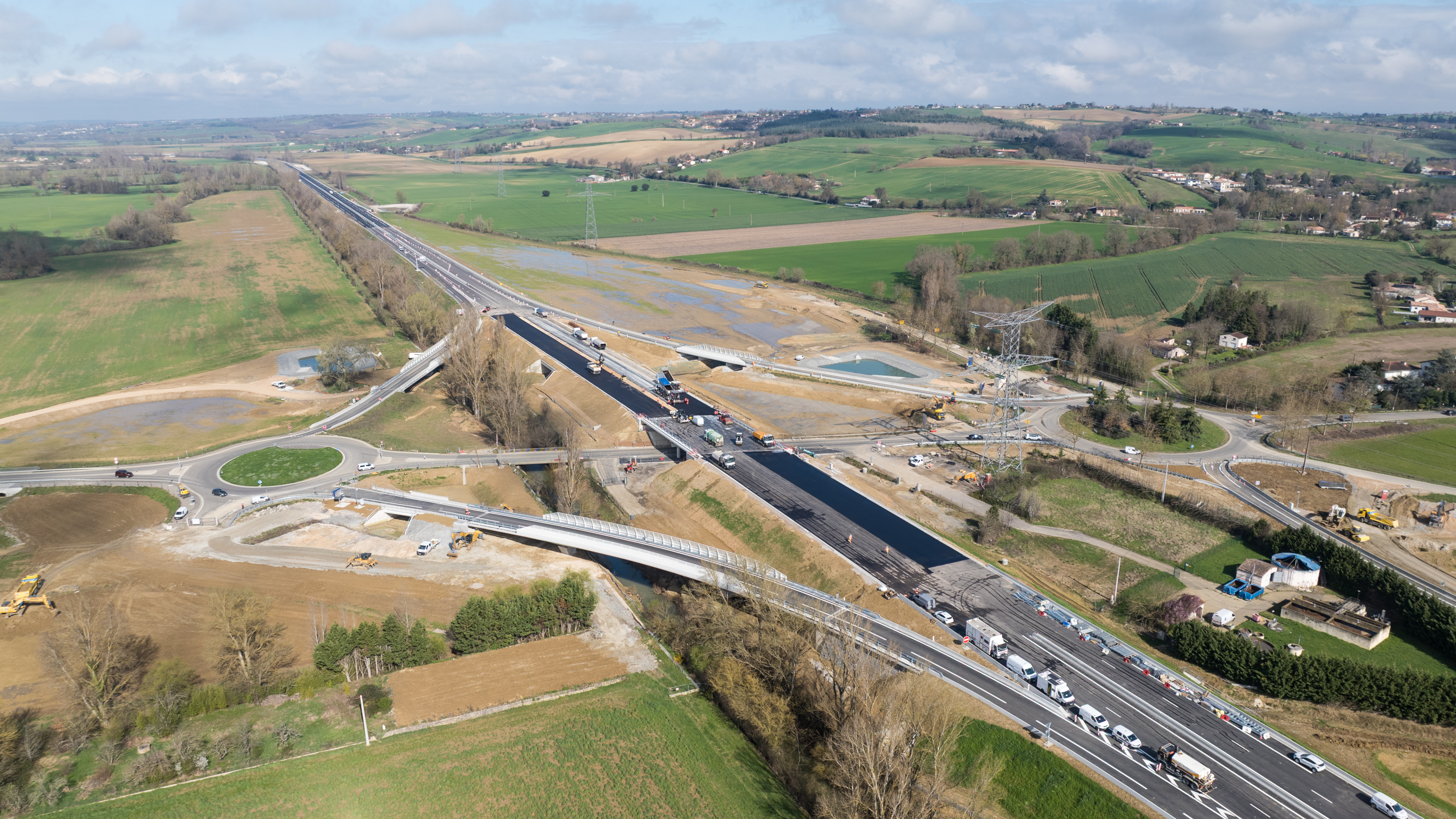 Aménagement de lA680 à Verfeil