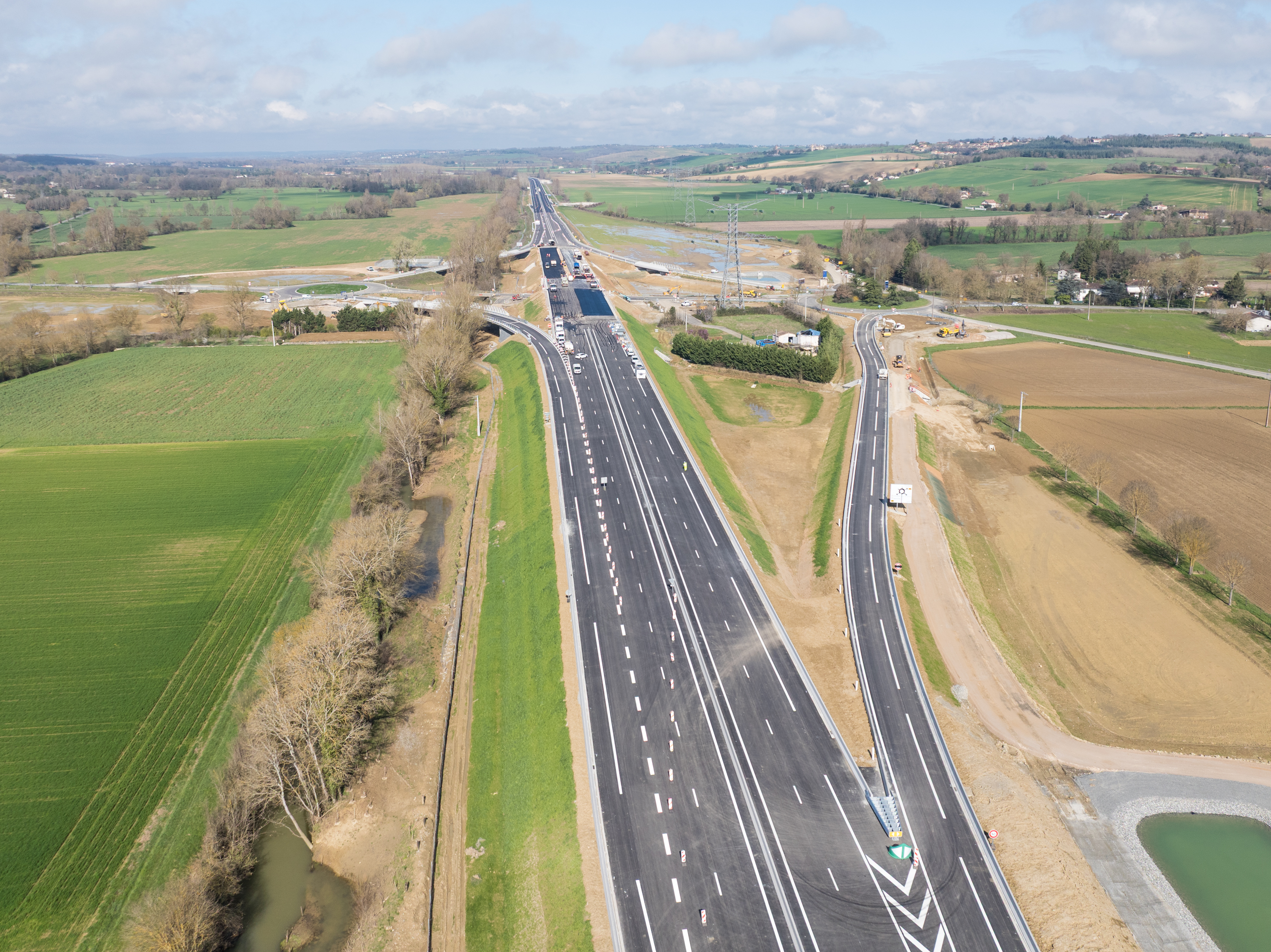 Aménagement de lA680 à Verfeil