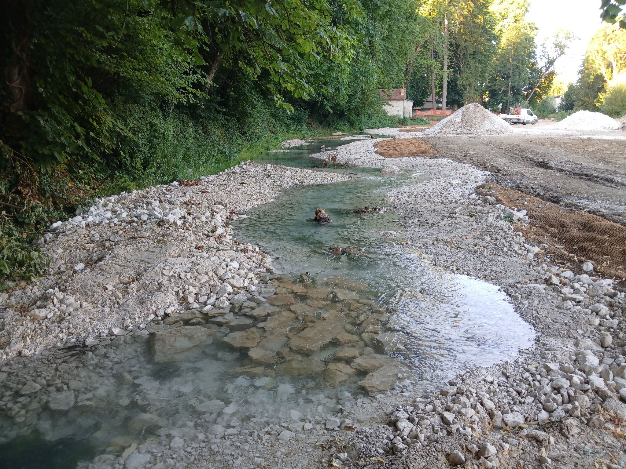 Aménagements hydrogéomorphologiques de la Seine et de la Douix à Châtillon-sur-Seine