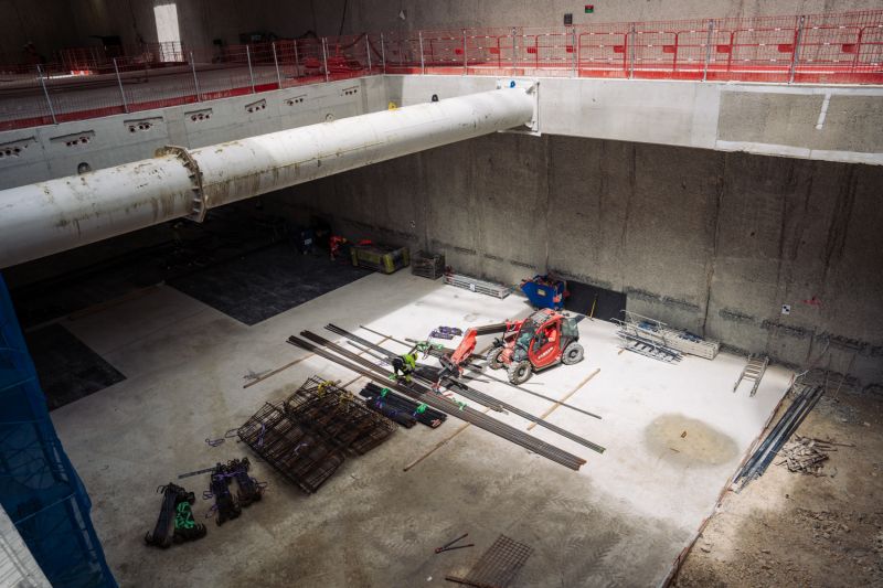Avancement sur le chantier de la Ligne 15 Ouest sur les gares de Saint-Cloud et Rueil-Suresnes Mont-Valérien