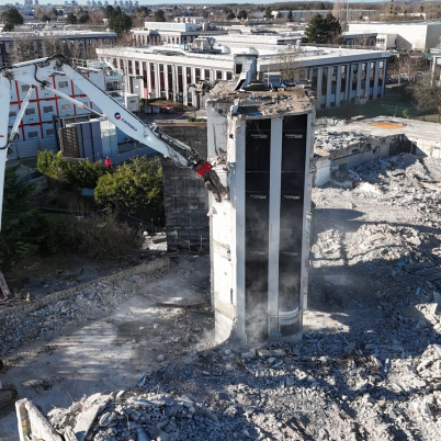Déconstruction de bâtiments tertiaires pour Colt DCS Developments en Île-de-France