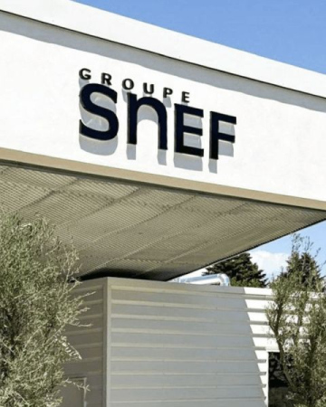 entrepôt logistique en siège du Groupe SNEF
