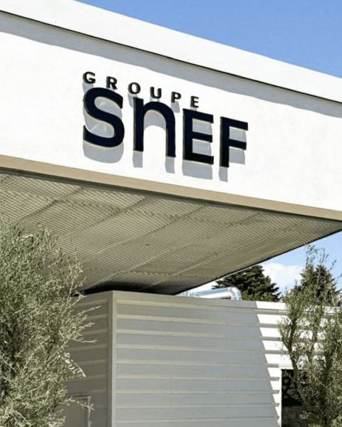entrepôt logistique en siège du Groupe SNEF