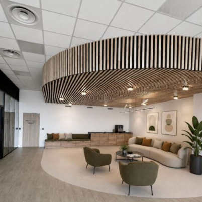 entrepôt logistique en siège du Groupe SNEF
