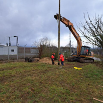 Installation d’un nid à cigognes à Suisse