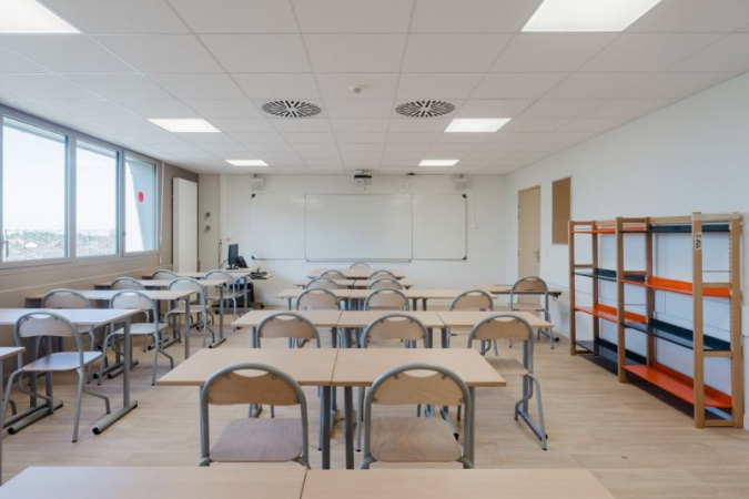 Nouveau collège Gustave-Courbet à Gonfreville-l’Orcher