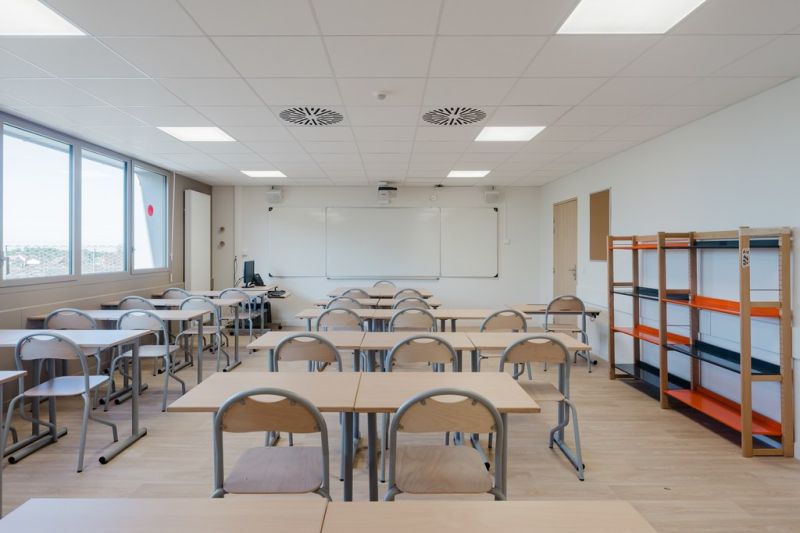 Nouveau collège Gustave-Courbet à Gonfreville-l’Orcher