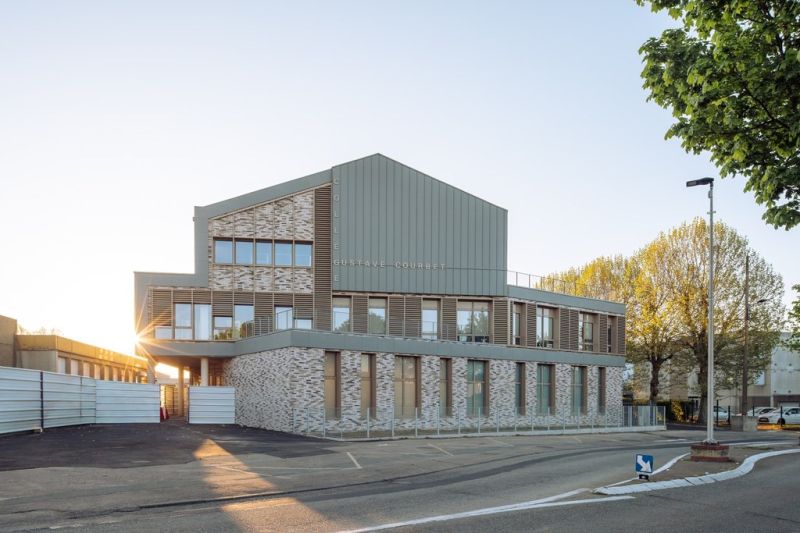 Nouveau collège Gustave-Courbet à Gonfreville-l’Orcher