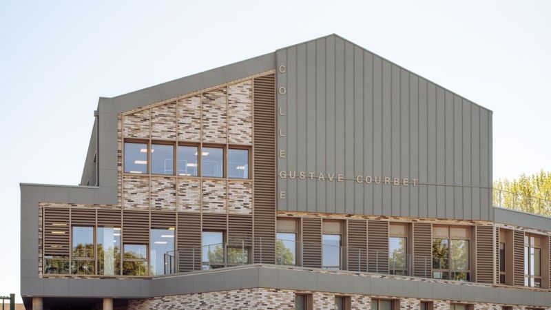 Nouveau collège Gustave-Courbet à Gonfreville-l’Orcher