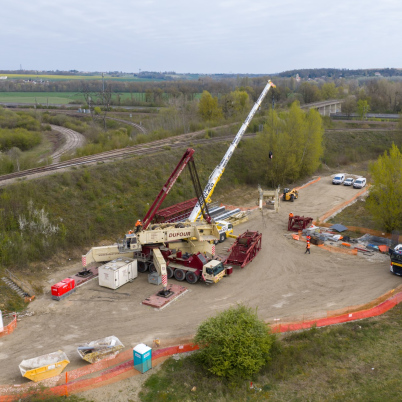 Remplacement du pont-rail de la ZI2 à Montereau-Fault-Yonne