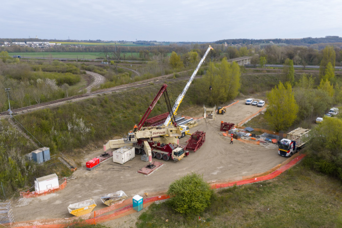 Remplacement du pont-rail de la ZI2 à Montereau-Fault-Yonne